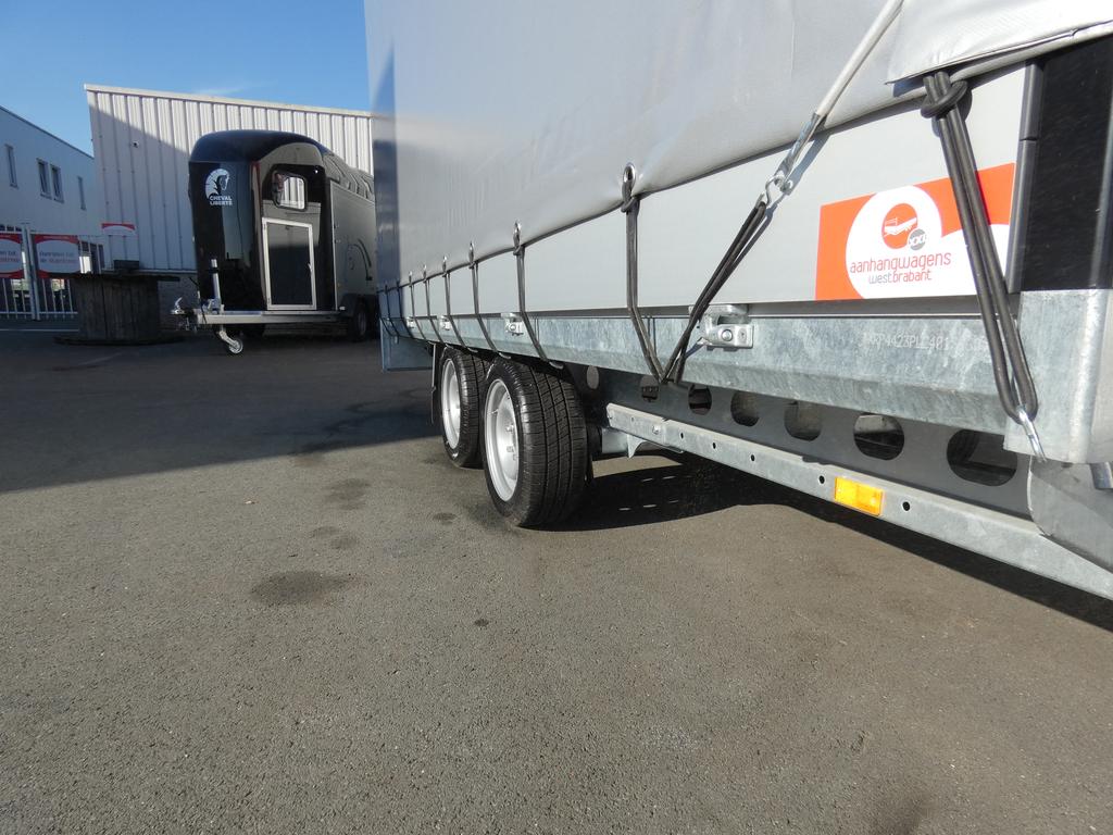 Proline Huifaanhangwagen tandemas 401x185x210cm 2850kg